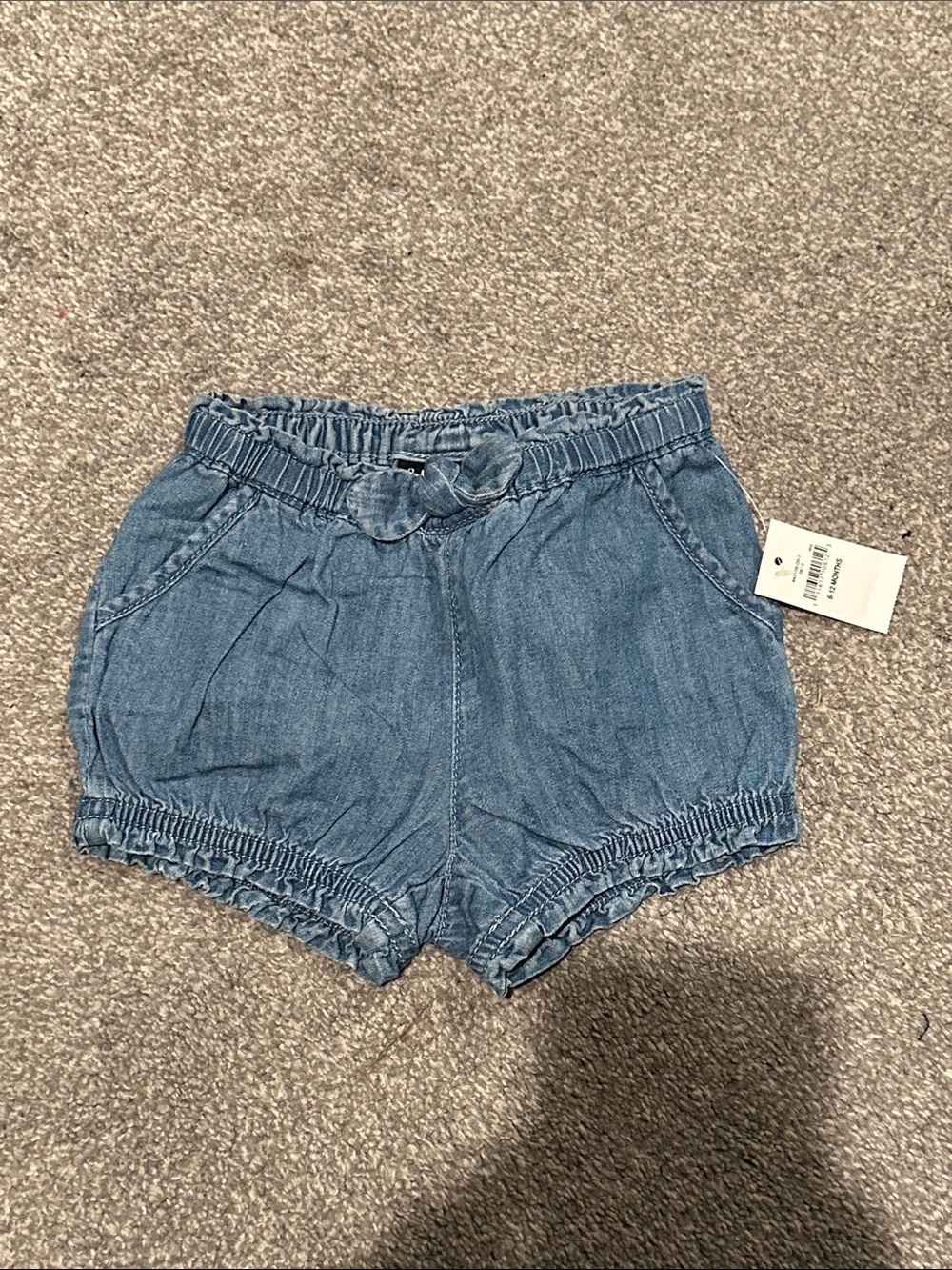 GAP Light Blue Denim-Look Girls' Shorts